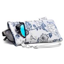 Funda para anteojos con diseño doble suave para mujer y hombre