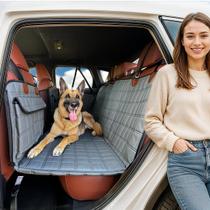 Funda para Asiento de Auto para Perros APetsPlanet Extensor de Asiento Trasero Gris