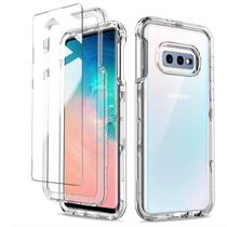 Funda para Celular KIOMY Galaxy S10E Transparente a Prueba de Golpes 3 en 1 Funda para Celular KIOMY Galaxy S10E Transparente a Prueba de Golpes 3 en 1