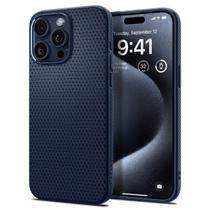 Funda para celular Spigen Liquid Air para iPhone 15 Pro Max Azul Marino