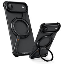 Funda para iPhone OATSBASF Air con soporte giratorio 360 negra Funda para iPhone OATSBASF Air con soporte giratorio 360 negra