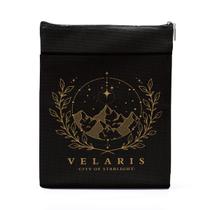 Funda para libro QINGTAI de lino con organizador y cierre de cremallera Funda para libro QINGTAI de lino con organizador y cierre de cremallera