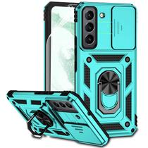 Funda para Samsung Galaxy S22 Plus M MAIKEZI Mint con cubierta deslizante para cámara