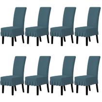 Funda para Silla de Comedor Easy-Going Elástica Parsons Bluestone (8)