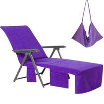 Funda para Silla de Playa VOCOOL Microfibra Morada 215x75 cm Funda para Silla de Playa VOCOOL Microfibra Morada 215x75 cm