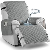 Funda para Sillón Reclinable TAOCOCO Impermeable Antideslizante Gris Claro
