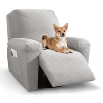 Funda para Sillón Reclinable XINEAGE 4 Piezas Gris Plata Funda para Sillón Reclinable XINEAGE 4 Piezas Gris Plata