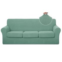 Funda para sofá U-NICE HOME 4 piezas elástica en oliva Funda para sofá U-NICE HOME 4 piezas elástica en oliva