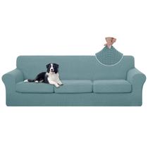 Funda para sofá U-NICE HOME elástica y lavable para sofá de 3 cojines Funda para sofá U-NICE HOME elástica y lavable para sofá de 3 cojines