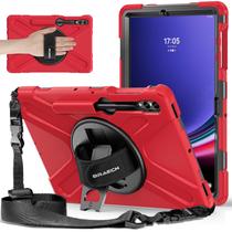 Funda para tablet BRAECNstock para Samsung Galaxy Tab S10+ 12.4" Roja