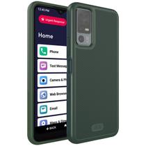 Funda para teléfono TUDIA MergeGrip para Jitterbug Smart 4 Verde Pino