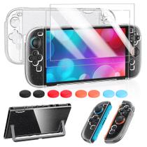 Funda Protectora FYOUNG Transparente con Glitter para Nintendo Switch 2 (2025)