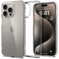 Funda Spigen para iPhone 15 Pro Ultra Híbrida Transparente Anti-Amarillento