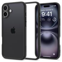 Funda Spigen Ultra Hybrid para iPhone 16 Plus en Negro Mate