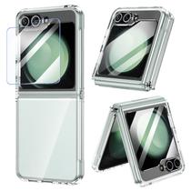 Funda Transparente VEGO para Samsung Galaxy Z Flip 5 con Protector de Pantalla