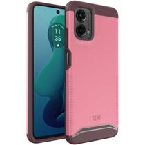 Funda TUDIA Merge para Motorola Moto G 5G 2024, doble capa, color rosa