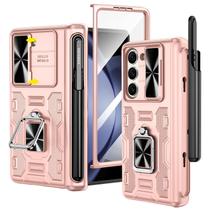 Funda VEGO para Samsung Galaxy Z Fold 5 con Soporte para S Pen Rosa