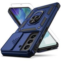 Funda YZOK Galaxy S21 FE con Anillo Soporte Giratorio y Protector de Pantalla Funda YZOK Galaxy S21 FE con Anillo Soporte Giratorio y Protector de Pantalla