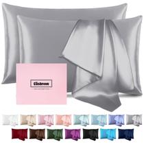 Fundas de Almohada de Seda Casbrove Seda de Morera Suave y Transpirable 2 Paquetes Fundas de Almohada de Seda Casbrove Seda de Morera Suave y Transpirable 2 Paquetes