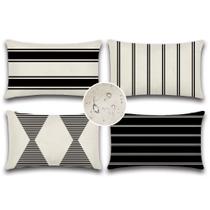 Fundas de Almohada Impermeables OTOSTAR para Jardín 30x50 cm Paquete de 4