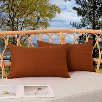 Fundas de Almohada Kevin Textile Impermeables para Exteriores 30x50cm (2 piezas)