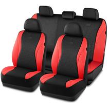 Fundas de Asiento para Auto Skechers, Fundas de Cuero con Tecnología GOGA Mat, Fundas Impermeables Juego Completo, Compatibles con Airbag, Ajuste Universal y Cómodo para la Mayoría de Autos, Vans, Camionetas, SUV, Rojo Fundas de Asiento para Auto Skechers, Fundas de Cuero con Tecnología GOGA Mat, Fundas Impermeables Juego Completo, Compatibles con Airbag, Ajuste Universal y Cómodo para la Mayoría de Autos, Vans, Camionetas, SUV, Rojo