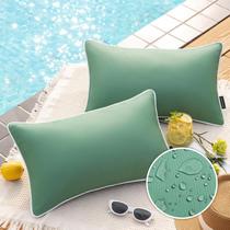 Fundas de cojín impermeables para exterior 30x50 cm (paquete de 2)