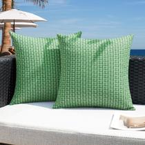 Fundas de Cojín Impermeables para Exterior 50x50 cm Paquete de 2