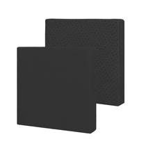 Fundas de Cojines para Patio Impermeables Fácil de Usar 2 Paquetes 60x55x10 cm