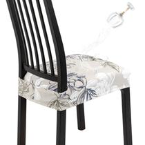 Fundas impermeables para sillas de comedor SearchI, juego de 4, color marrón