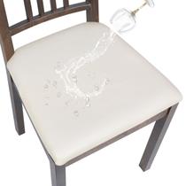 Fundas para Asientos de Silla de Comedor SearchI Impermeables de Cuero PU 4 Piezas