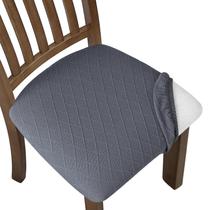 Fundas para Asientos de Silla Fuloon 4 Piezas, Extraíbles y Lavables, Gris Fundas para Asientos de Silla Fuloon 4 Piezas, Extraíbles y Lavables, Gris