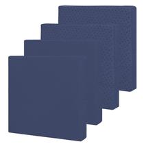 Fundas para Cojines de Patio Impermeables y Resistentes, Paquete de 4, 60x55x10 cm