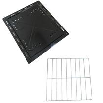 Fundo Bandeja + Grade Grelha Forno Fischer Star Gourmet Gril Fit Line Hot Cook Original