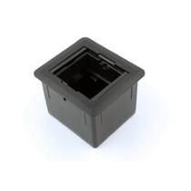 Fundo Caixa Universal Quadrada Abs 2 Blocos Preto Qtmov