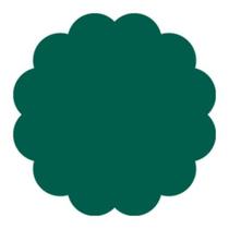 Fundo Chapado N. 9 Verde Escuro C/100 Curifest Fundo Chapado N. 9 Verde Escuro C/100 Curifest