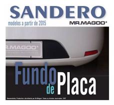 Fundo de Placa Renault Sandero 2015 a 2019