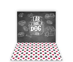 Fundo Fotográfico 1,50 X 2,10 - Pet Dog Chalkboard 001 Fundo Fotográfico 1,50 X 2,10 - Pet Dog Chalkboard 001