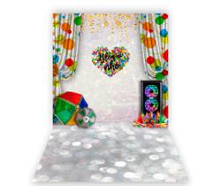 Fundo Fotográfico 1,50 X 2,70 - Carnaval Guarda-Chuva Frevo 016