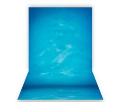 Fundo Fotográfico 1,50 X 2,70 - Efeito Azul Claro Esfumado 040