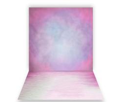 Fundo Fotográfico 1,50 X 2,70 - Rosa com Lilás 057