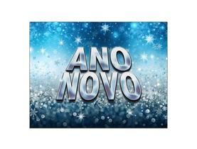Fundo Fotográfico 1,55 X 1,20 - Ano Novo Azul e Prateado 024 Fundo Fotográfico 1,55 X 1,20 - Ano Novo Azul e Prateado 024