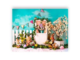 Fundo Fotográfico 1,55 X 1,20 - Cenário Páscoa 048 Fundo Fotográfico 1,55 X 1,20 - Cenário Páscoa 048