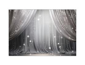 Fundo Fotográfico 2,20 X 1,50 - Ano Novo Cortina Prateada Efeito 008 Fundo Fotográfico 2,20 X 1,50 - Ano Novo Cortina Prateada Efeito 008