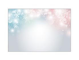 Fundo Fotográfico 2,20 x 1,50 - Azul com Flocos de Neve 024