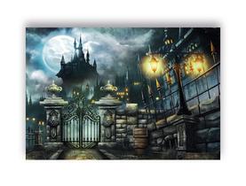 Fundo Fotográfico 2,20 x 1,50 - Castelo Assombrado Halloween 011