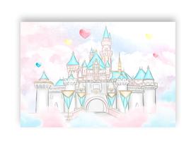 Fundo Fotográfico 2,20 x 1,50 - Castelo Coração 001