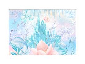 Fundo Fotográfico 2,20 x 1,50 - Castelo Floresta de Gelo 128