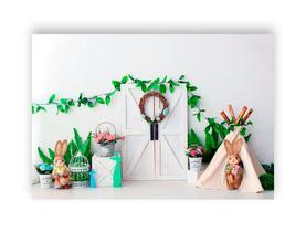 Fundo Fotográfico 2,20 x 1,50 - Cenário Páscoa Fundo Branco 062 Fundo Fotográfico 2,20 x 1,50 - Cenário Páscoa Fundo Branco 062