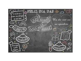 Fundo Fotográfico 2,20 x 1,50 - Chalkboard Dia das Mães 005